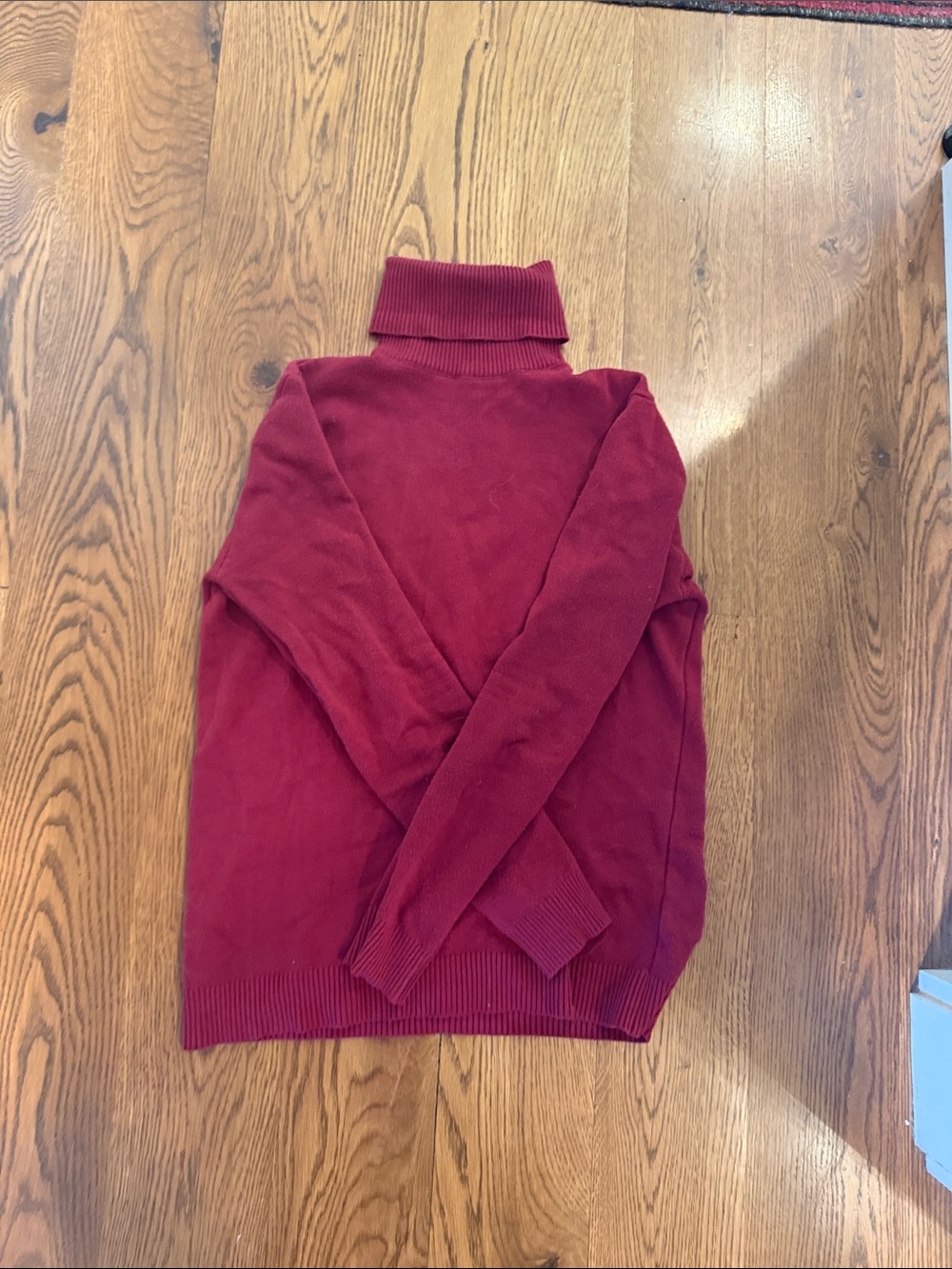 Classic Red Turtleneck Sweater